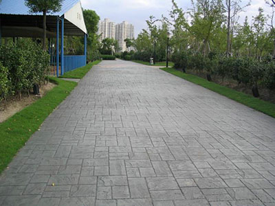 压花地面图片